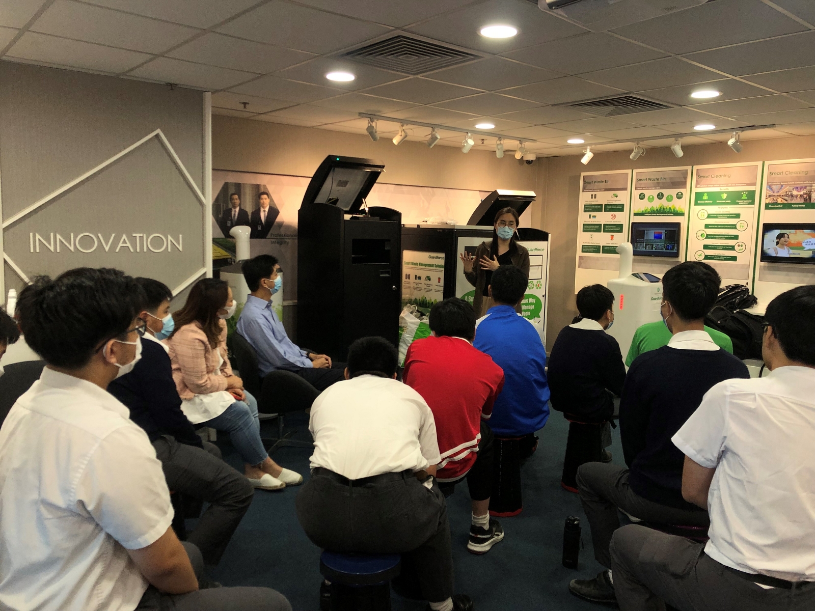 GF Technovation x  SEED Foundation School Tour - Smart bin demo